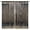 Style-2, variant on Rustic Barn Door Curtains,Farmhouse Wooden Board Plank Vintage Western Brown Cabin Country Bedroom Living Room Window Drapes 84x84in, Style