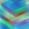 thumbnail image 1 of Ahgly Company Machine Washable Indoor Square Transitional Steel Blue Area Rugs, 4' Square, 1 of 7