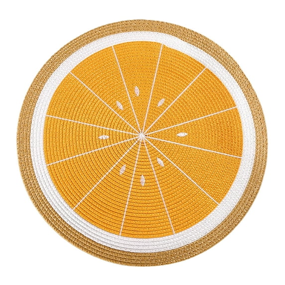 Placemat Round High Temperature Resistance PP Tea Coffee Bowl Cup Coaster for Dining