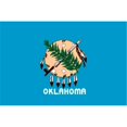 thumbnail image 1 of Annin Flagmakers 144380 5 Pi. X 8 Pi. Nyl-Glo Drapeau Oklahoma, 1 of 1
