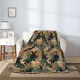 thumbnail image 2 of Disketp Camouflage Rabbit Cozy Flannel Fleece Throw Blanket: Has a velvety texture for All Seasons - Perfect for Women, Men, & Kids"50"x40", 2 of 6