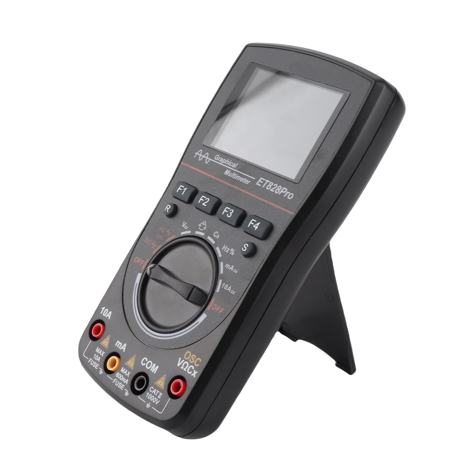 DIY and Electronic Test ET828Pro Intelligent Graphical Digital Oscilloscope 2 in 1 with 2.4 Inches Color Screen 10MHz Bandwidth 50Msps Sampling Rate for Electronic Test