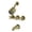 Antique Brass, variant on Kingston Brass KBX8136BX Metropolitan Three-Handle Tub and Shower Faucet, Polished Nickel