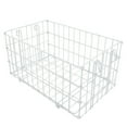 thumbnail image 2 of Cesta trasera plegable de metal antioxidante de gran capacidad para silla de ruedas de 40 x 26 x 20 cm, 2 of 10