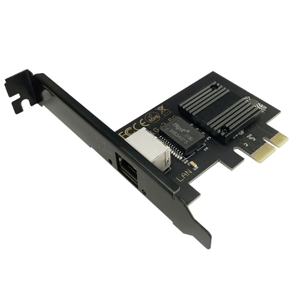 2.5G Single Port Gigabit Network Card 2500M I225 PCIE Wired Network Card Desktop Game Gaming