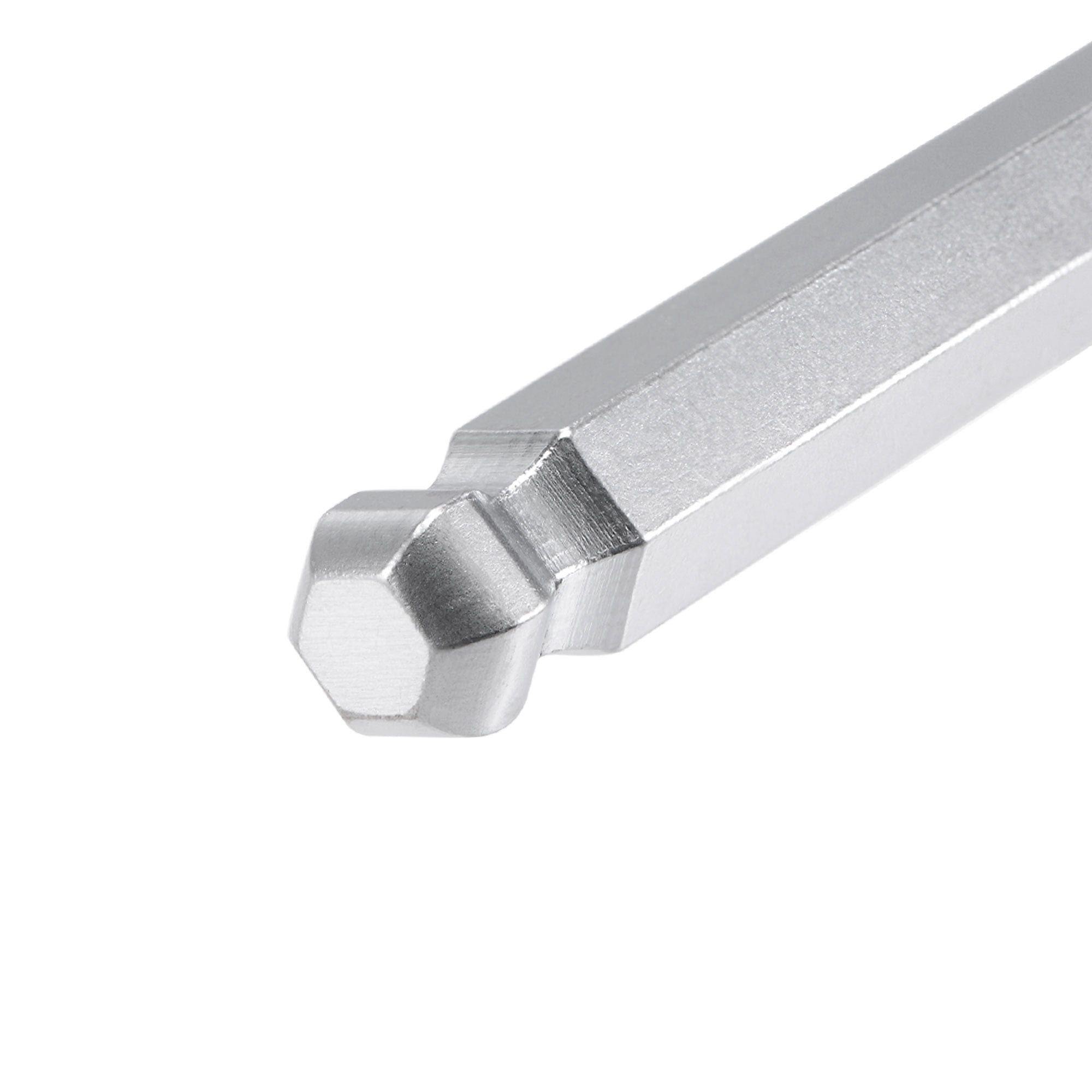 Unique Bargains Ball End Hex Key Wrench L Shaped Long Arm CR-V Silver 9.84"