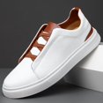 thumbnail image 2 of Men's Casual Skate Shoes Low Top Slip On Sneakers Round Toe Rubber Sole Everyday Walking Shoes, 2 of 8
