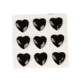 thumbnail image 2 of Wweixi 10 Sheets Rhinestone Stickers Children Hand Acrylic Decals Three-dimensional Student DIY Love Heart Crafts Label Table Party Black, 2 of 5