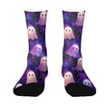 thumbnail image 3 of IYYVV Halloween Crew Socks For Men Women Casual Dressy Spooky Ghost Novelty Crazy Socks Fit Casual Sport Formal Crew Socks Gifts One Size, 3 of 6