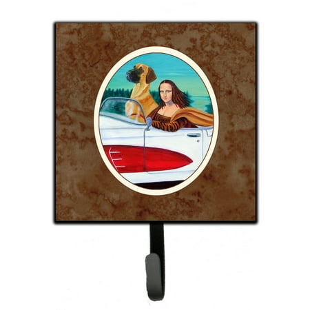 

Carolines Treasures 7282SH4 Great Dane with Mona Lisa Leash or Key Holder 7Hx4.25W multicolor