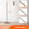 thumbnail image 7 of TidyBliss Pet Hair Removal Broom with Rubber Squeegee (Gray Orange), 7 of 7
