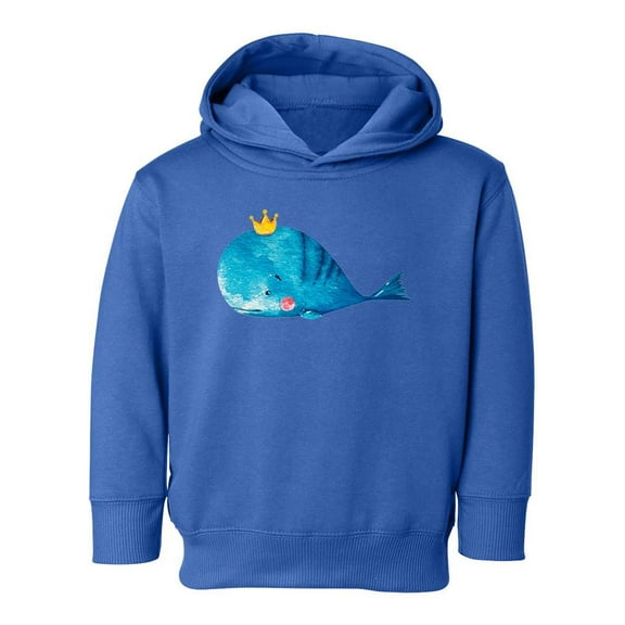Whale With A Crown Hoodie Toddler -Image by Shutterstock, 5 Toddler