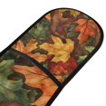 thumbnail image 4 of Yayeee Double Oven Mitt Kitchen Heat Resistant Baking 35" x7" Quilted Glove, Colorful Autumn Leaves, 4 of 6