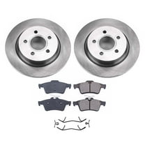 Ultimate Brakes Rear Ceramic Brake Pad and Rotor Kit with Hardware WM80144
