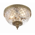thumbnail image 5 of Crystorama Ceiling Mount 8" Wide Olde Brass Ceiling Light, 5 of 10
