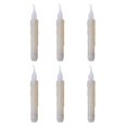 thumbnail image 3 of White Plastic Tabletop Light for Decor Creative Candle Design Christmas Atmosphere 6 Pieces, 3 of 5