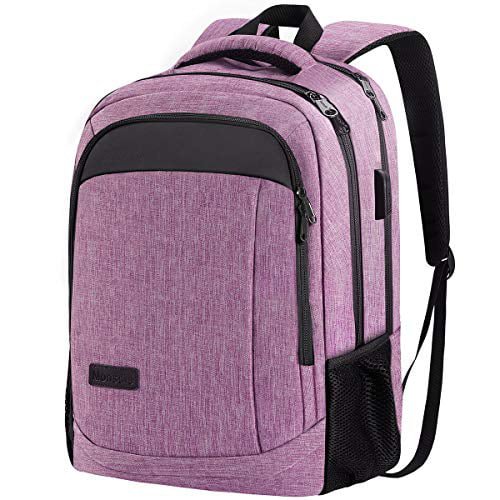 Monsdle Travel Laptop Backpack Anti Theft Resistant Backpacks School Bookbag with USB Charging Port for Men Women College Fits 15.6 Inch Laptop (Purple) Walmart.com