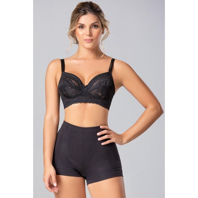 Brassier Clásico Diane & Geordi Colombia Encaje Y Powernet 000078 negro 40