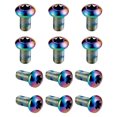thumbnail image 1 of Tornillo De Rotor De Freno De Bicicleta 12 Uds M5x10mm pernos de Rotor de freno de disco tornillo de disco de freno de bicicleta MTB (multicolor), 1 of 4