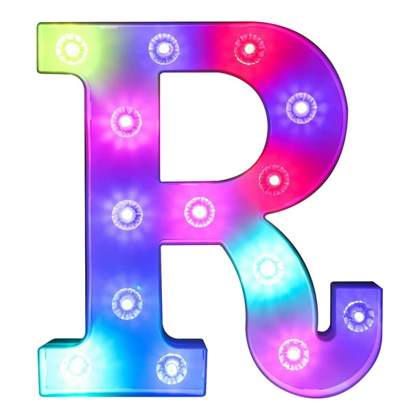 Colorful Light Up Numbers ,Color Changing LED Marquee Number Lights