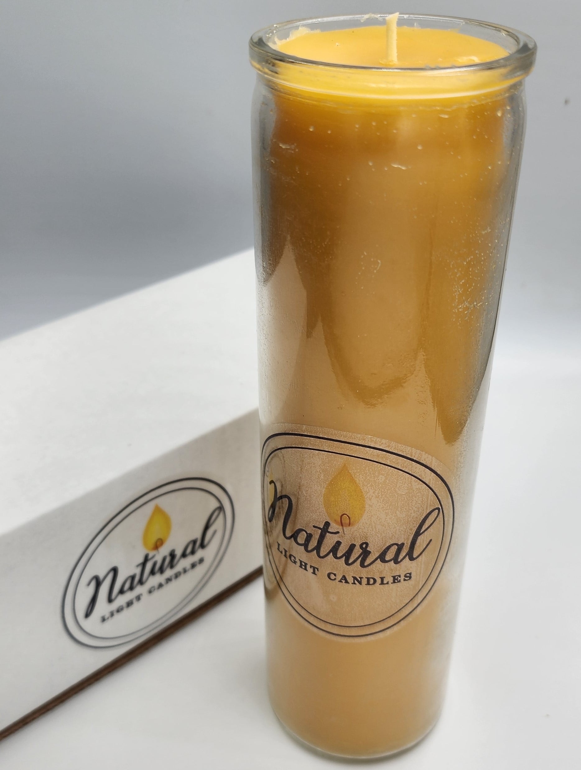 Beeswax Devotional Vigil Altar Candle, Prayer Meditation Scented Candle with up to 100 Burn Time, Glass Jar, Pure Michigan Beeswax