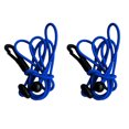 thumbnail image 1 of 2 piezas 1,2 M/47 "fuerte seguridad Bungee caña de pescar correa Bungees azul kusrkot Correa de la paleta de la pesca, 1 of 7