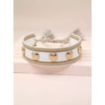 thumbnail image 2 of QQTDFG 1pc Bohemian Style Heart Charm Rivet Decor Bracelet Fashion Jewelry Accessories-default, 2 of 7