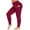 Wine, variant on Timegard Workout Pants for Women Yoga Leggings High Waist Skinny Bike Pants Athletic Breathable Comfy
