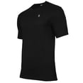 thumbnail image 3 of U.S. POLO ASSN. Camiseta para hombre - Jersey cardado, cuello redondo, logotipo bordado, algodón Negro 2 L (Large), 3 of 3