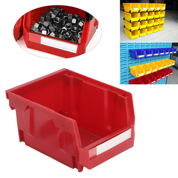 Herramienta De Taller Apilable En Rack De Piezas De Contenedor De Almacenamiento Montado En La Pared