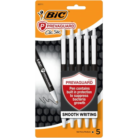 BIC 5PK PREVAGUARD PENS