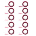 thumbnail image 1 of Cinta adhesiva impermeable de 10 piezas de 19 mm x 10 m, color rojo, 1 of 8