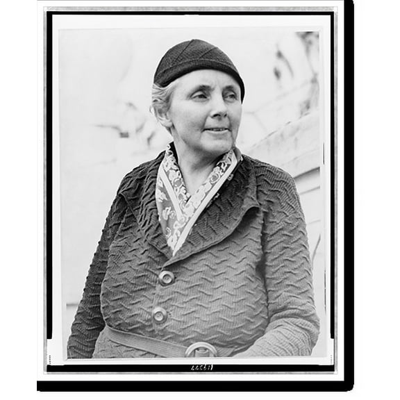 Historic Print, Anna Louise Strong. longest living American in Moscow.World Telegram photo., 16" x 20"