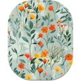 thumbnail image 1 of ERDS-Small Mouse Pad, 6 x 7 Inch（15 x 18.5 cm）, Oval Mini Mouse Pad with Non-Slip Rubber Base for Laptop Wireless Mouse Keyboard Tray Mousepad, Colorful Flowers and Plants, 1 of 4