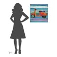 thumbnail image 4 of Global Gallery  Teo Rizzardi 'Pop Scooter II' Stretched Canvas Artwork - Blue, 4 of 4