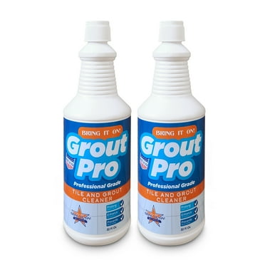 Bring It On Grout Pro Tile and Grout Cleaner – 32fl oz Grout Cleaner for Shower Tile – Deep Cleansing Whitening and Brightening Kitchen and Bathroom Floor Cleaner – Prevents Mineral Buildup