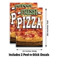 thumbnail image 2 of Fresh Pizza (24" X 36") Vinyl Decal Only (Pack of 2) |Sign|Sticker|Poster, 2 of 4