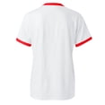 thumbnail image 4 of YMNXA Womens T Shirts Soccer Summer Turkey Graphic Print Short Sleeve Round Neck Fashion Breathable Soft Tee Top For Everyday Wear,White,XXXXXL, 4 of 5