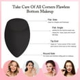 thumbnail image 2 of Makeup Sponges, 3-Pack Foundation Blending Beauty Sponge, Professional Beauty Makeup Set for Dry & Wet Use (Black)…, 2 of 5