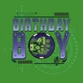 thumbnail image 2 of Boy's Marvel Birthday Boy Hulk Mech Suit Punch  Graphic Tee Kelly Green Medium, 2 of 4
