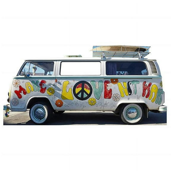 Hippie Van Cardboard Cutout Cardboard Cutout
