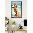 thumbnail image 2 of Sports Illustrated - Olivia Dunne Cover 25 Wall Poster, 22.375" x 34" Framed, 2 of 5