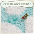 thumbnail image 3 of SIXHOME 20"x32" Cute Daisy Bathroom Rug Non Slip Bath Mat Fluffy Soft Super Absorbent Quick Dry Bathroom Mat Machine Washable Tufted Floral Bath Mats for Bathroom Floor Teal, 3 of 7