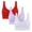 5#Red, variant on Yoga Bras for Women,Women Seamless Sports Bra Wirefree Yoga Bra with Removable Pads