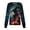BVW48-Dark Gray, variant on Halloween Scrub Jackets For Women Bat Ghost Print Scrub Tops Long Sleeve Crew Neck Scrubs Tops Pumpkin Spiders Medical Nurse Uniforms With Pocket Dark Gray L