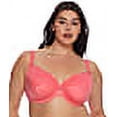 thumbnail image 2 of Curvy Couture Womens Tulip Lace Bra Style-1017, 2 of 6