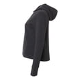 thumbnail image 6 of North End NE729W Women's Spirit Textured Hooded Pullover-Black Heather-S, 6 of 6