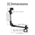 thumbnail image 5 of AlveyTech Universal Grip Umbrella Holder for Mobility Scooter, Wheelchair, Power Chair - Adjustable, 5 of 9
