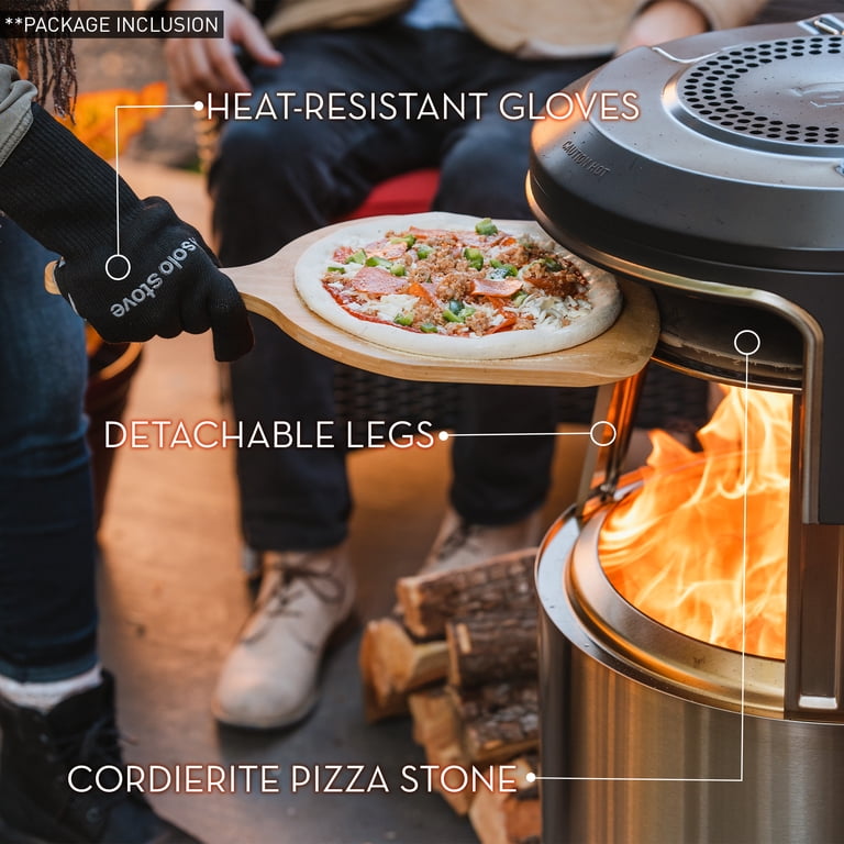 Solo Stove Bonfire Pi Fire Pizza Oven Attachment, Stainless Steel photo 2