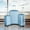 silver pink blue, variant on 3 Piece Hard Shell Luggage Set Luggage Travel Set, Black, Customs Lock